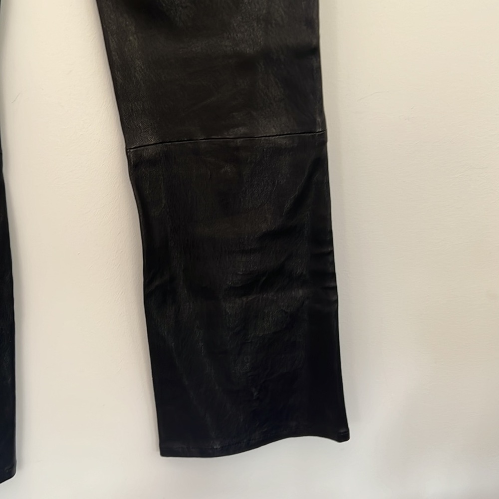 NWT J Brand Leather Selena Mid Rise Crop Boot Pant - Picture 11 of 13